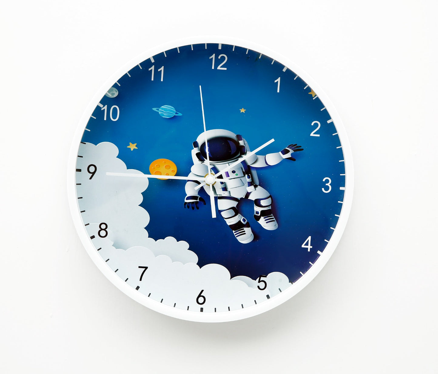 30CM Wall Clock-Spaceship(SA2405-223) Clock Apricot   