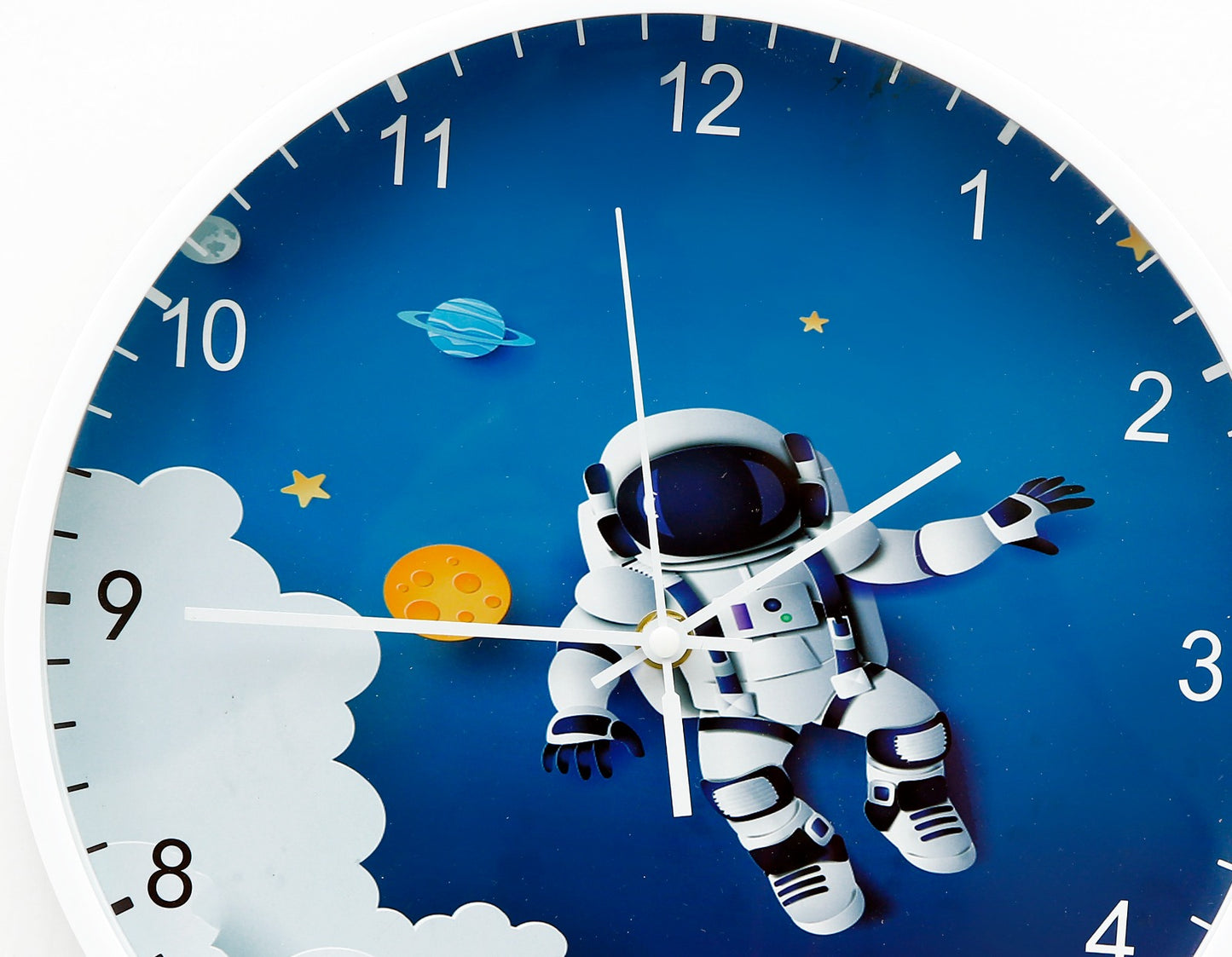 30CM Wall Clock-Spaceship(SA2405-223) Clock Apricot   