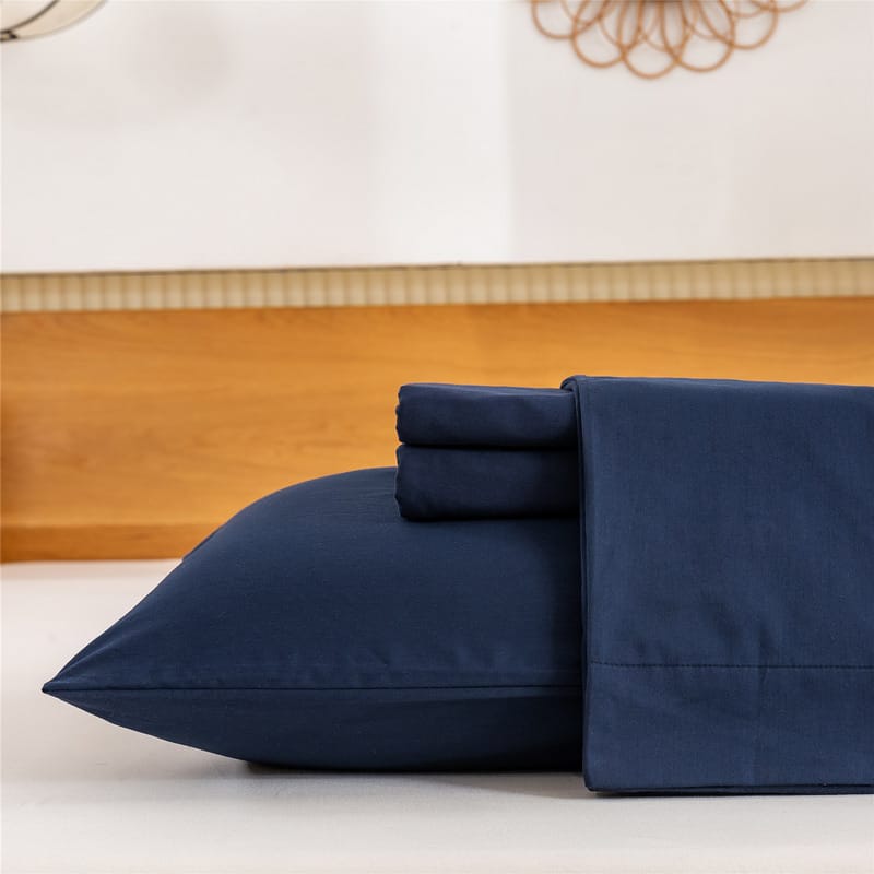 Fitted Bed Sheet-Blue Fitted Sheets Apricot   