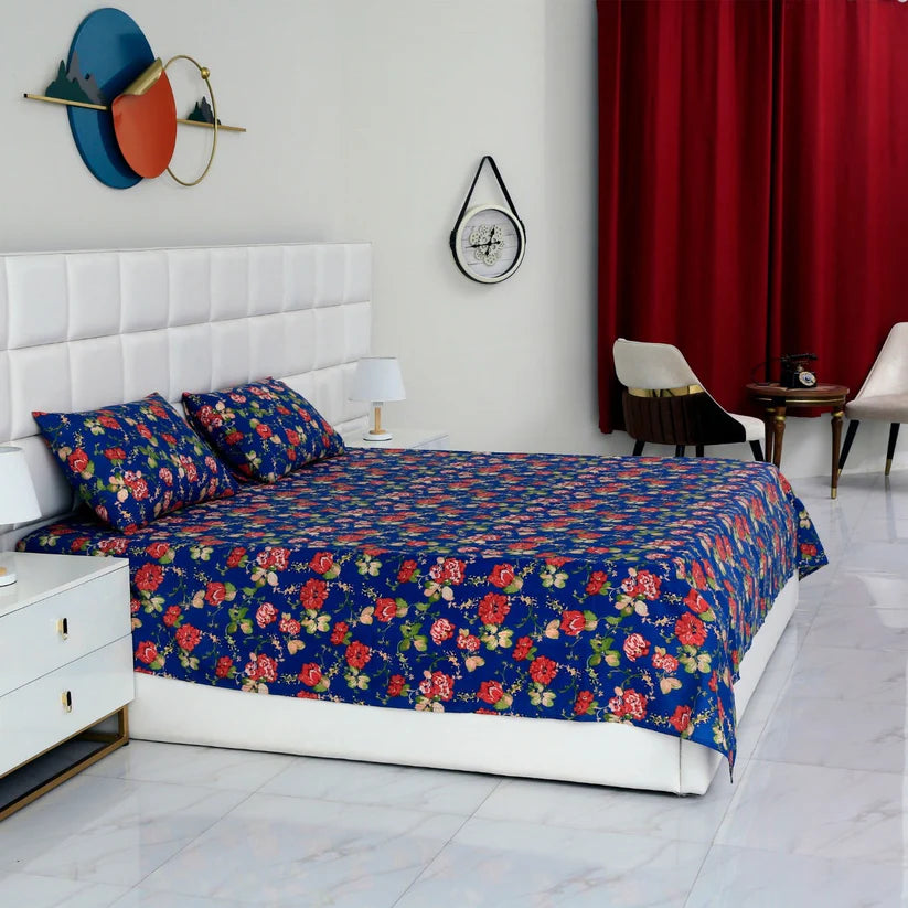 Fitted Bed Sheet-BOTANIC Fitted Sheets Apricot