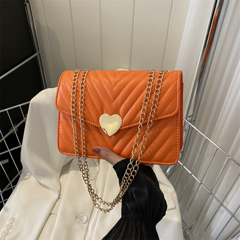 1PC Crossbody Bag For Women-Orange(SA2405-137) Cosmetic Organizer Apricot