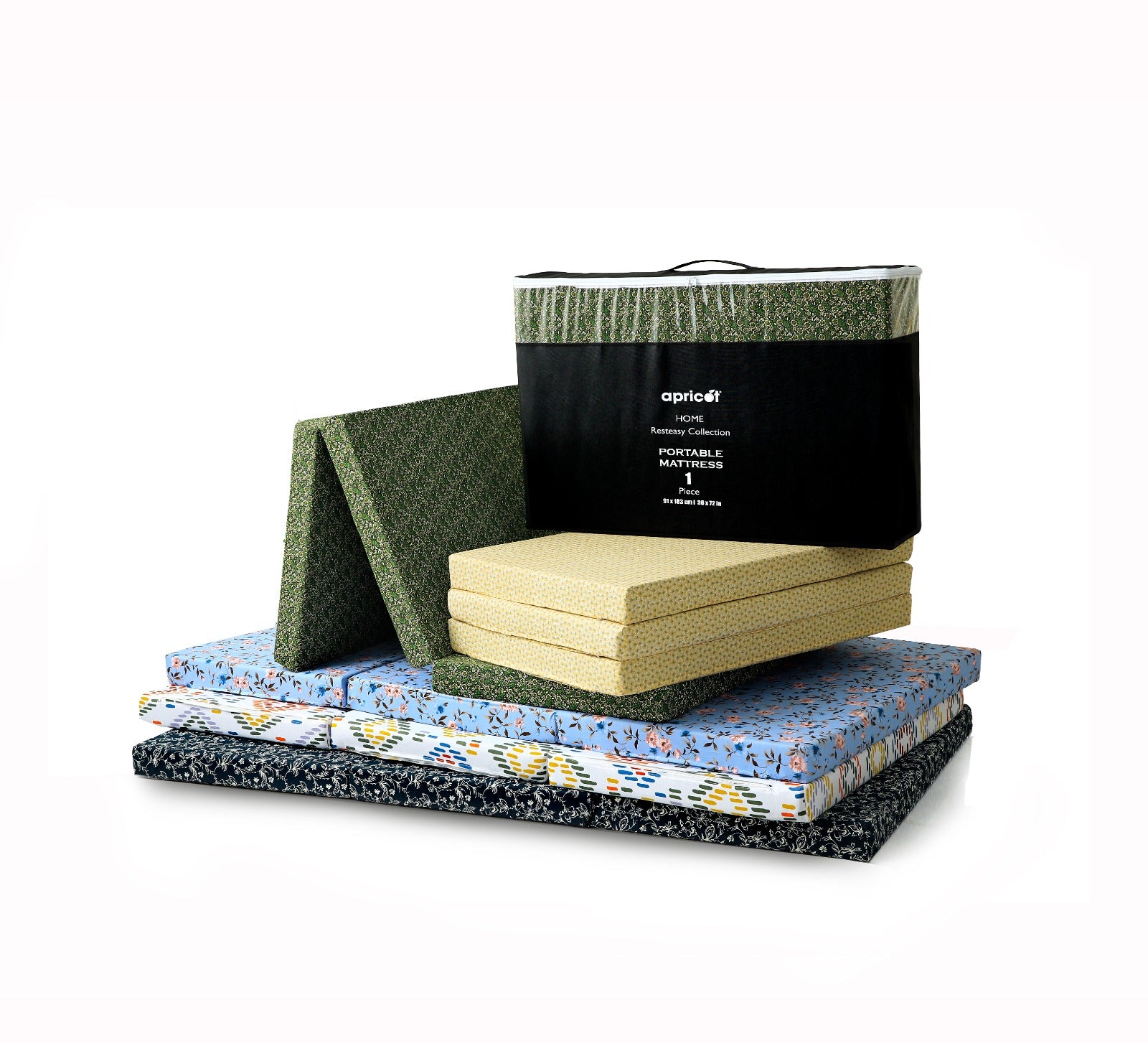 Foldable/Portable Mattress-Emerald Protectors Apricot