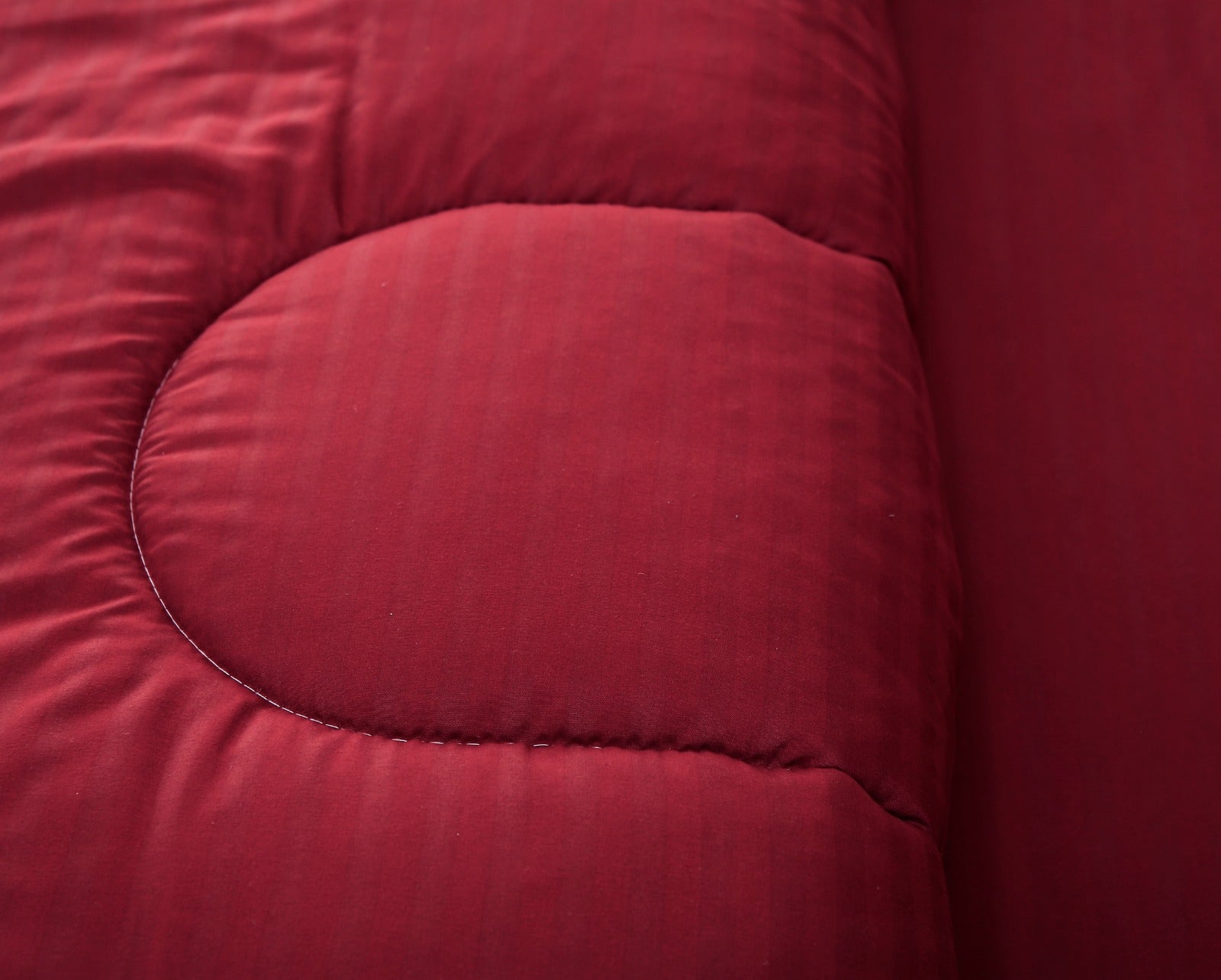 8 PCs Winter Comforter Set- Maroon Comforters Apricot