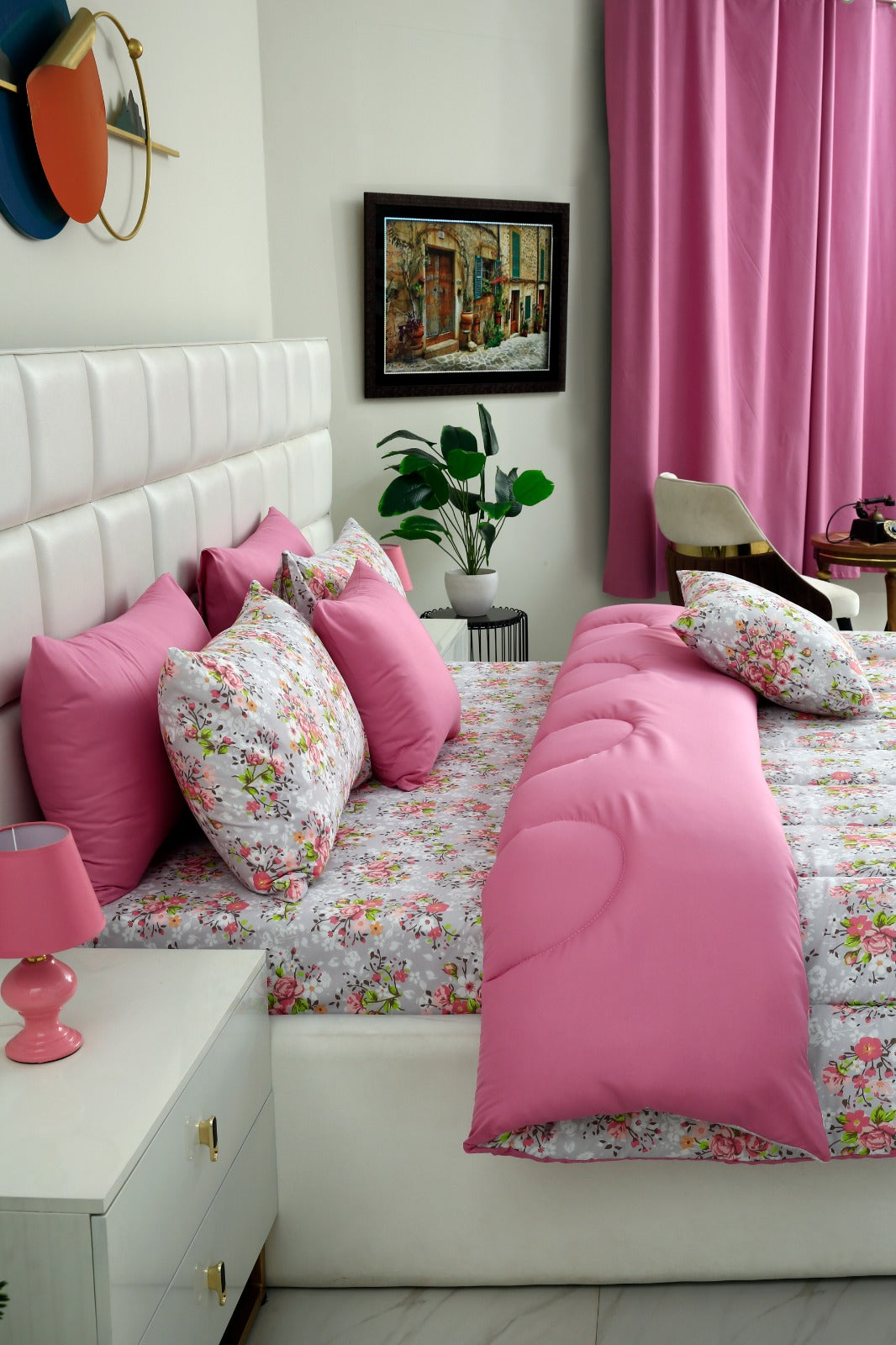 8 PCs Winter Comforter Set- Morning Glory