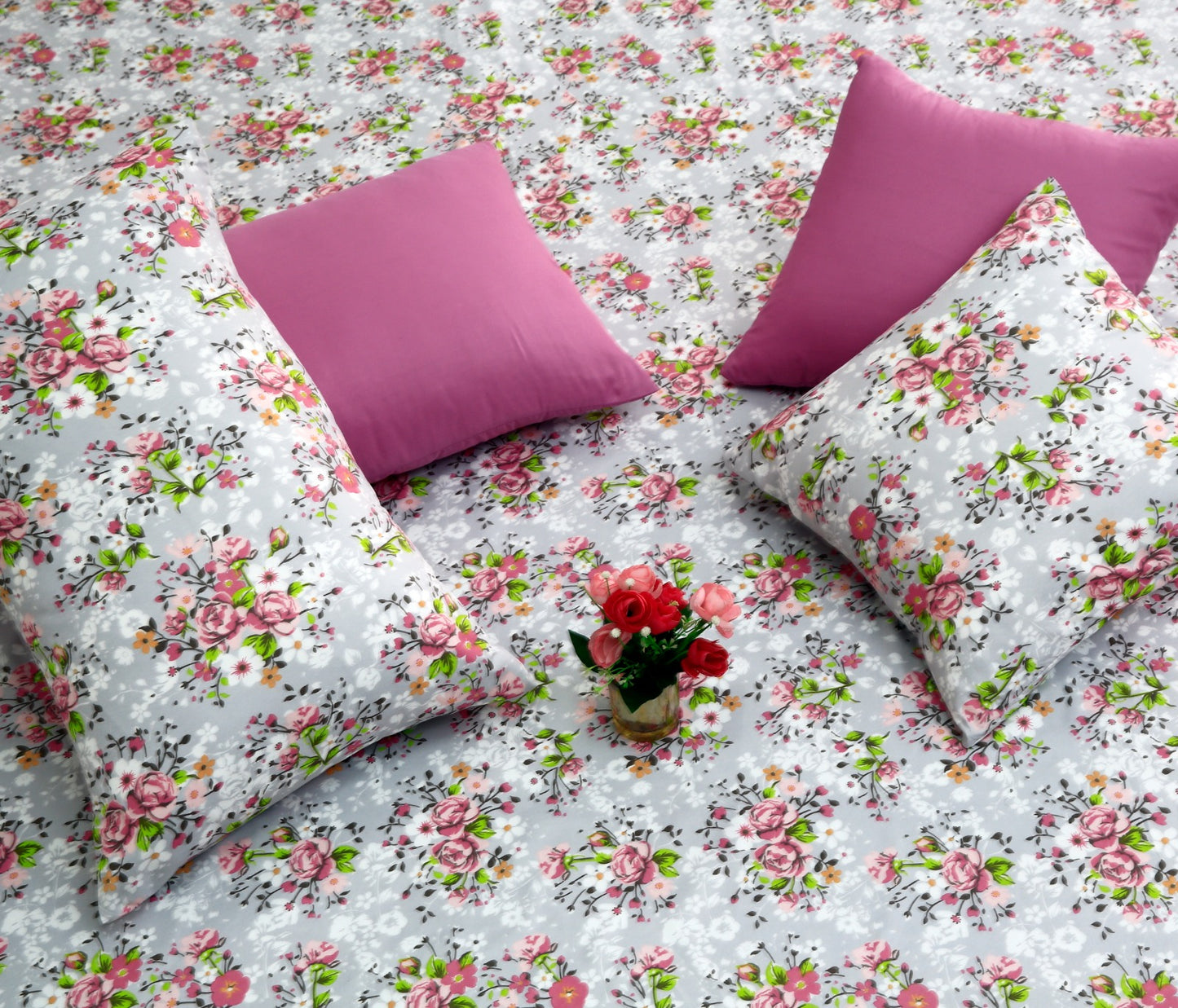 8 PCs Winter Comforter Set- Morning Glory