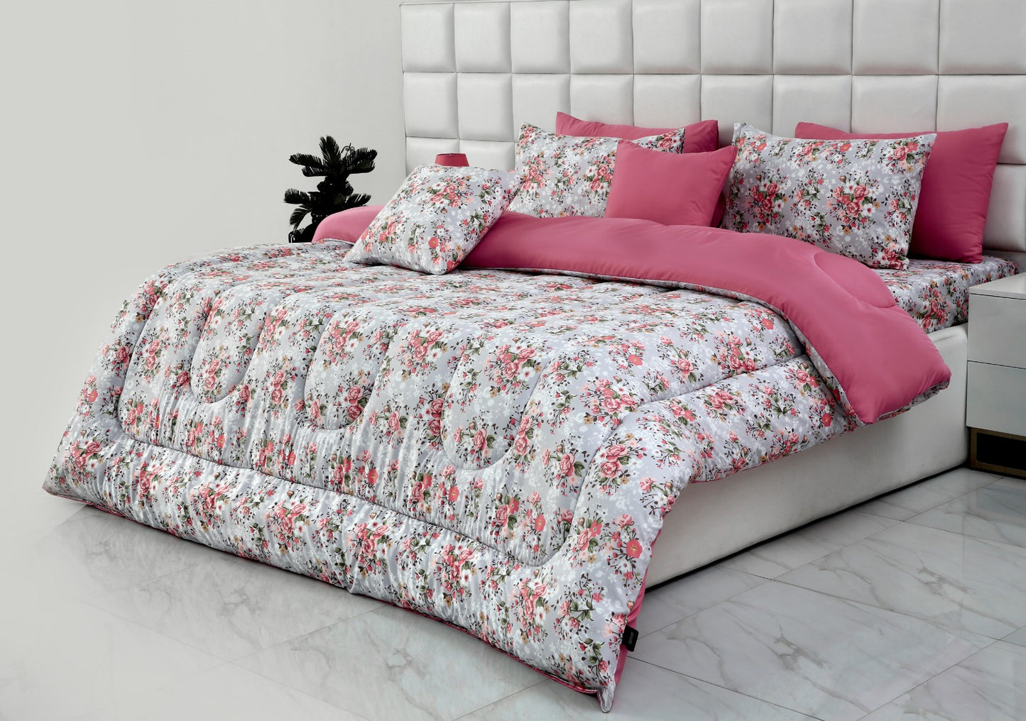 8 PCs Winter Comforter Set- Morning Glory