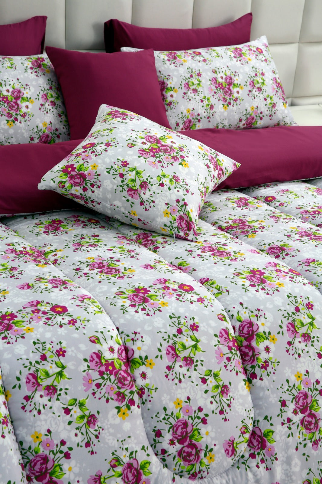 8 PCs Winter Comforter Set-Sweet Pea Comforters Apricot