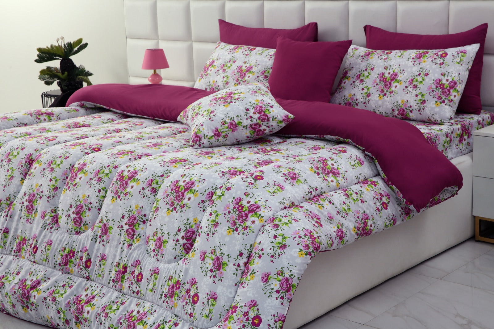 5 PCs Single Comforter Set-Sweet Pea Comforters Apricot