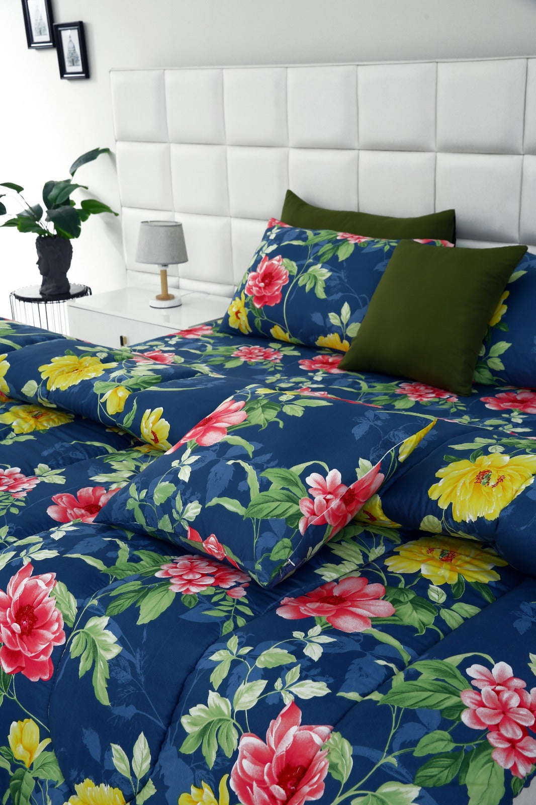 8 PCs Winter Comforter Set-Orchid Comforters Apricot