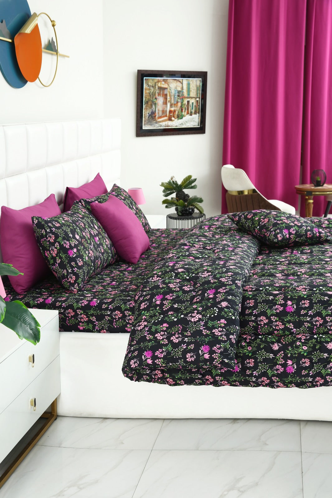 5 PCs Single Comforter Set-Crocus Comforters Apricot