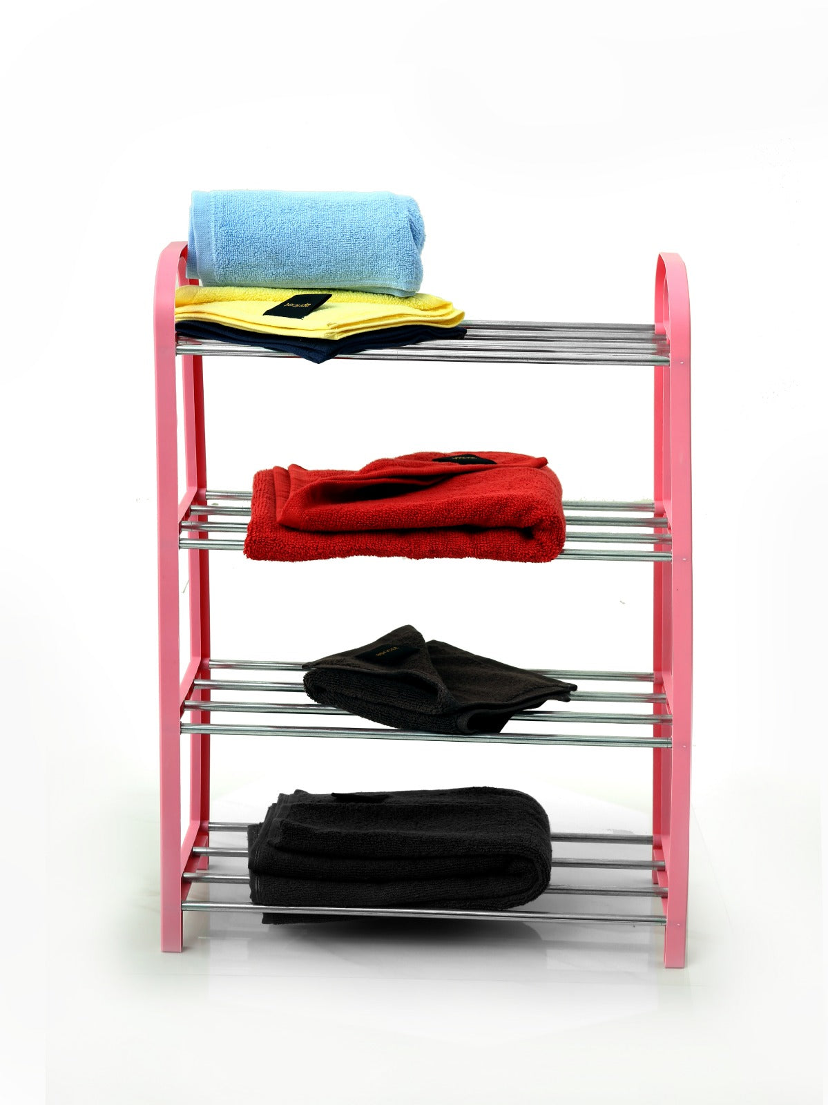 4-Tier Shoe Rack(SA2408-82) Storage Organizer Apricot