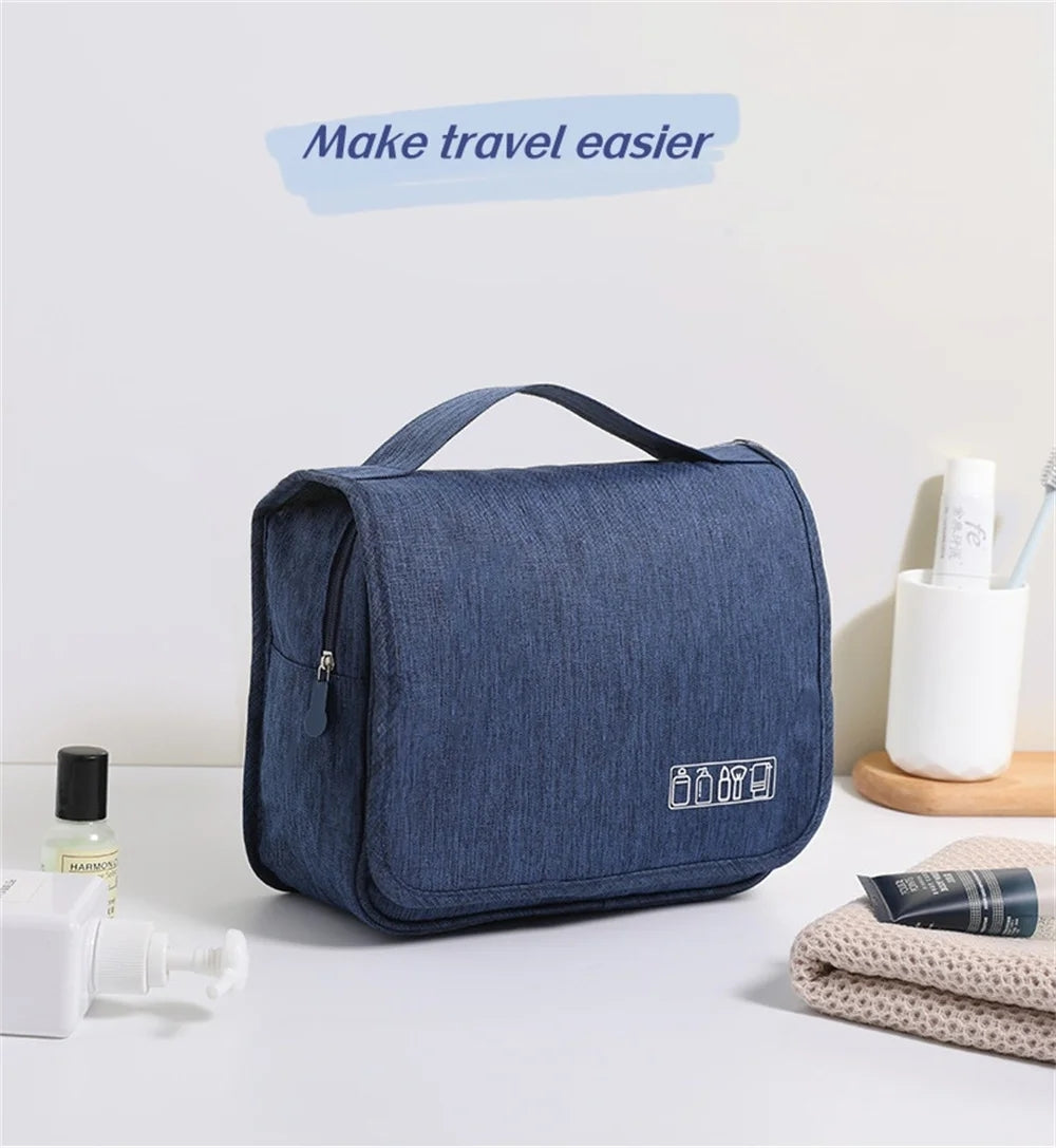 Large capacity travel bag-SA2408-296(Navy) Cosmetic Organizer Apricot