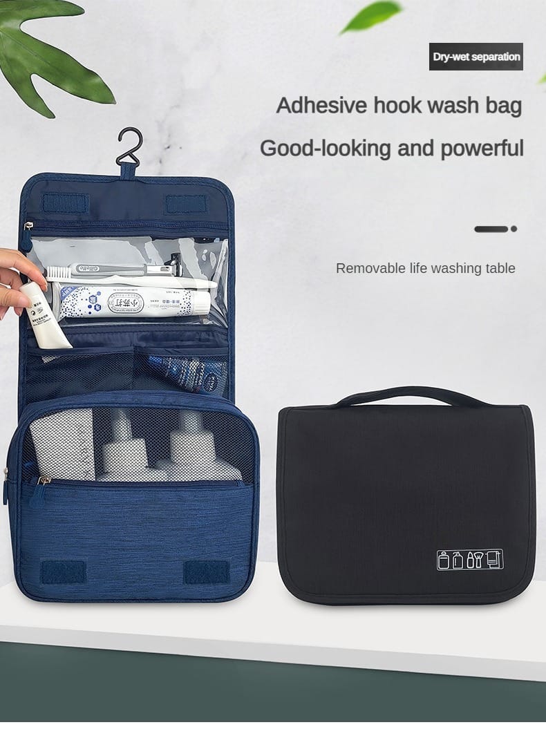 Large capacity travel bag-SA2408-296(Navy) Cosmetic Organizer Apricot