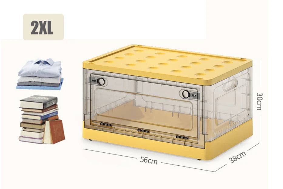 Foldable Storage Box-SA2408-288(Yellow) Apricot