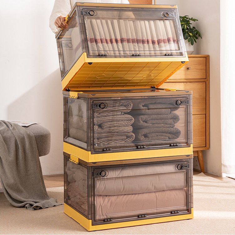 Foldable Storage Box-SA2408-288(Yellow) Apricot