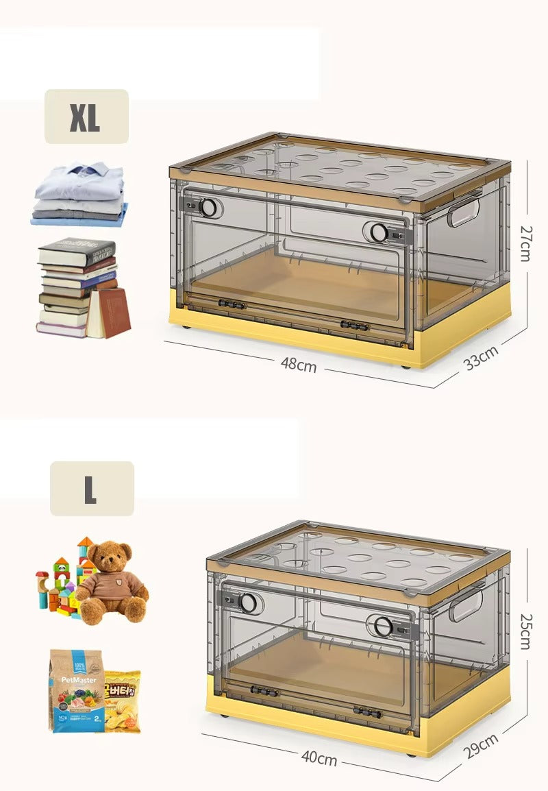 Foldable Storage Box-SA2408-288(Yellow) Apricot