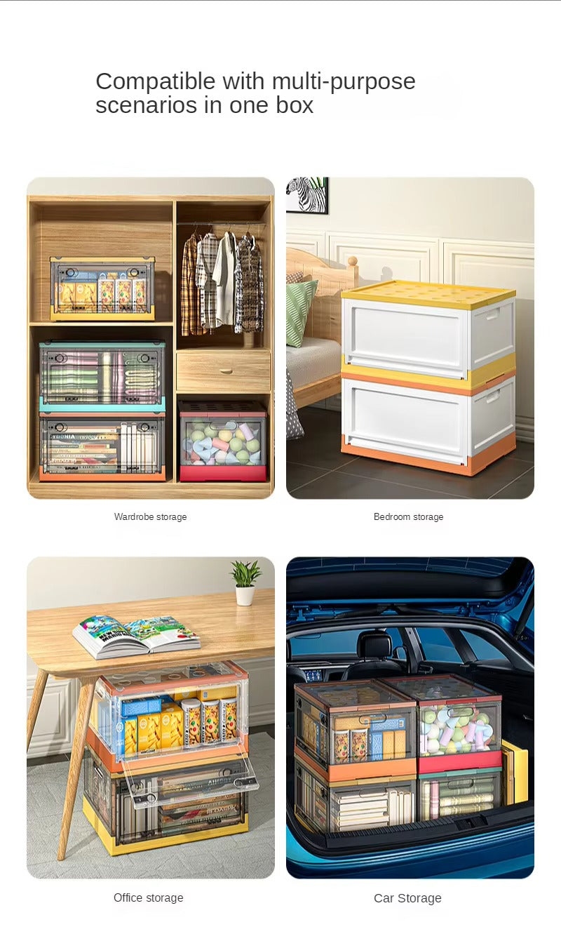 Foldable Storage Box-SA2408-288(Yellow) Apricot