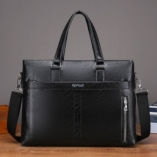 Genuine Leather Laptop Bags For Men & Women-SA2408-264(Black) Cosmetic Organizer Apricot