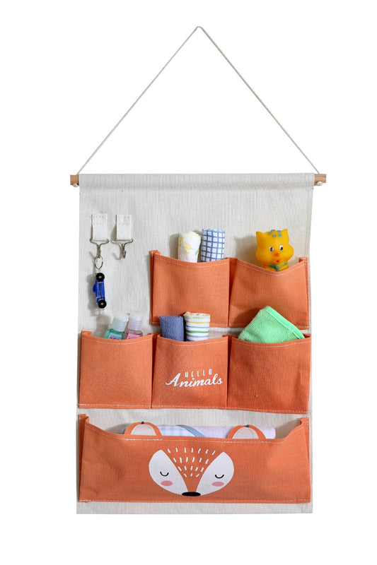 Wall Hanging Storage Bag(5397)-WH024 Apricot