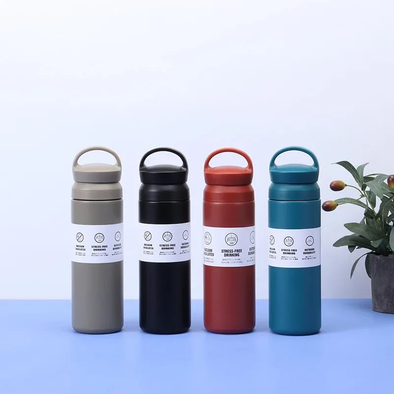 Double-Wall Stainless Steel Insulated Water Bottle(SA2408-225)-Maroon Apricot