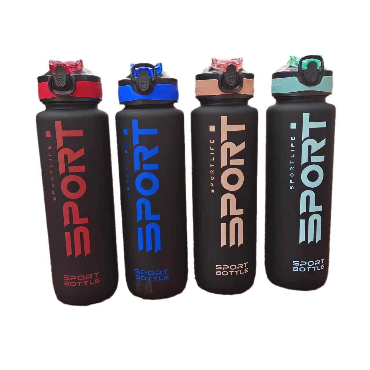 Sports Water bottle with Time Marker-SA2408-220 Apricot