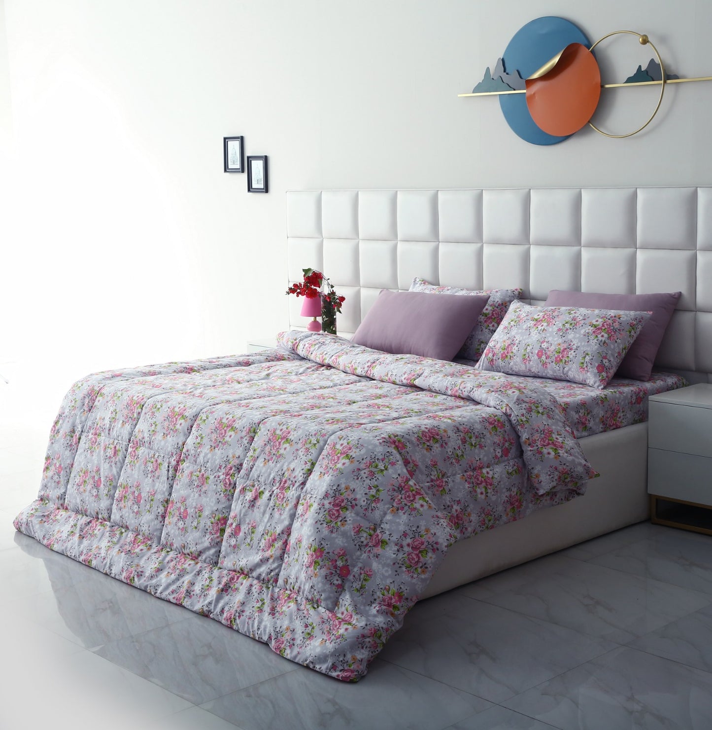 6 PCs Summer Comforter Set-Morning Glory