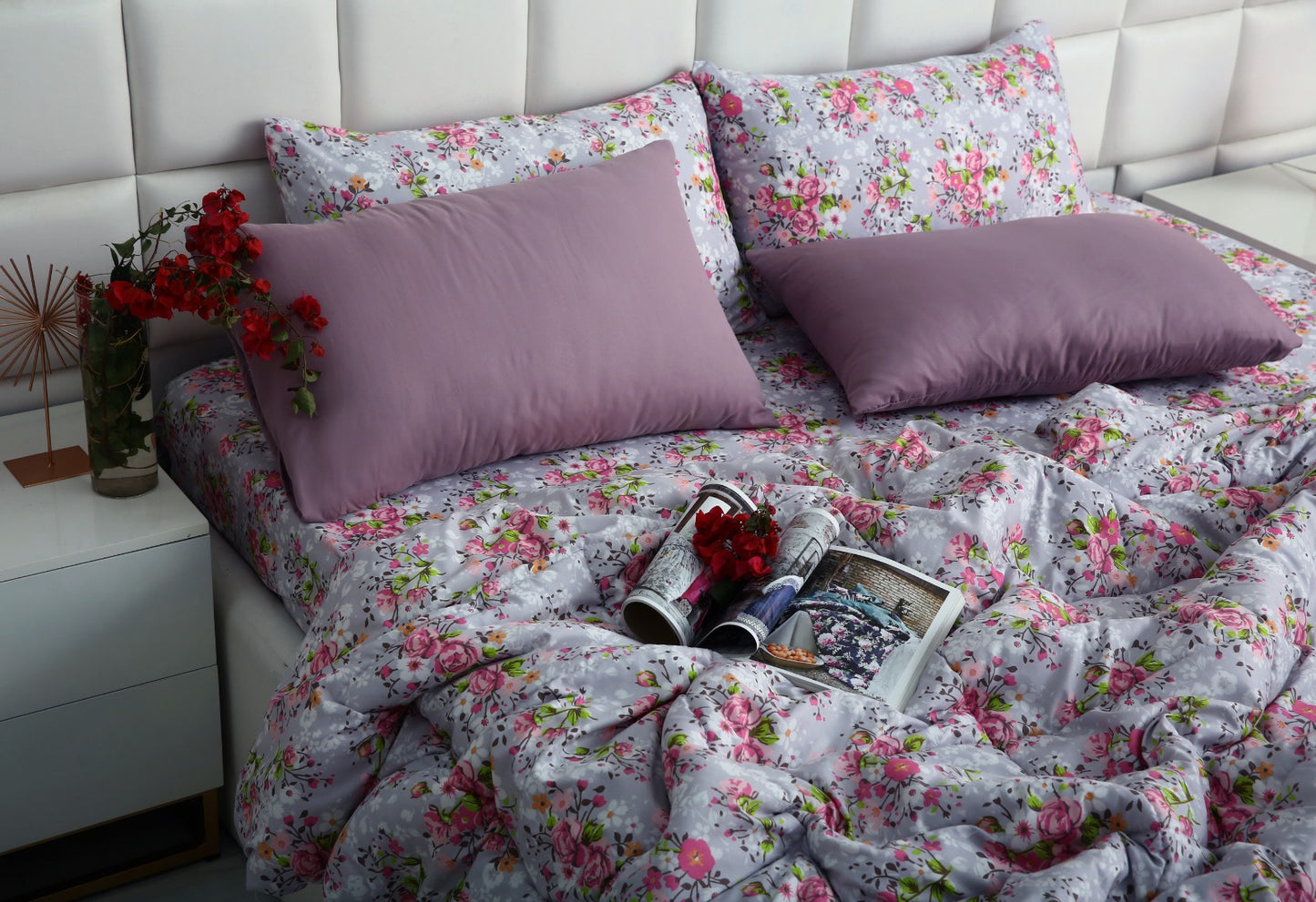 6 PCs Summer Comforter Set-Morning Glory