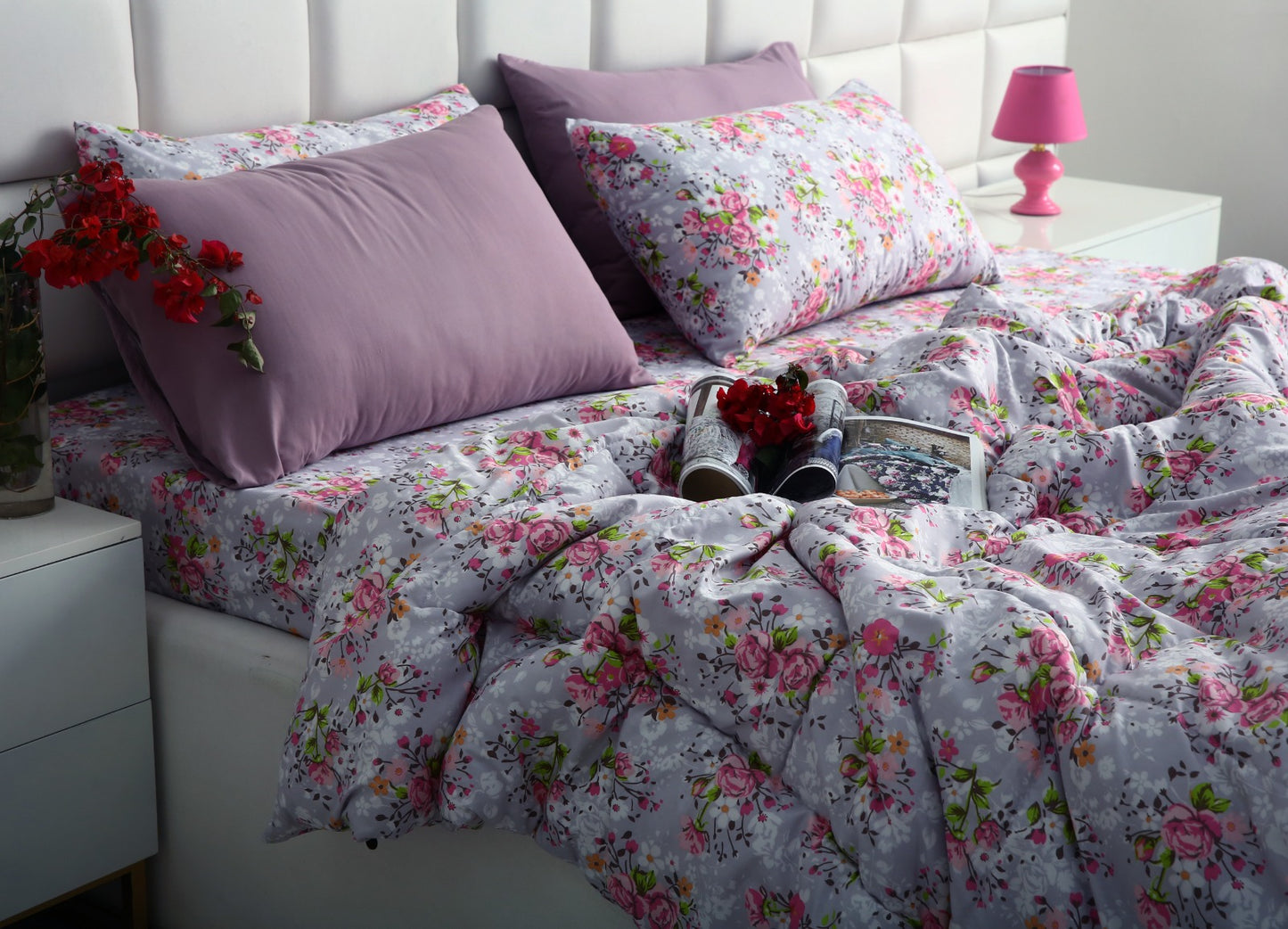 6 PCs Summer Comforter Set-Morning Glory