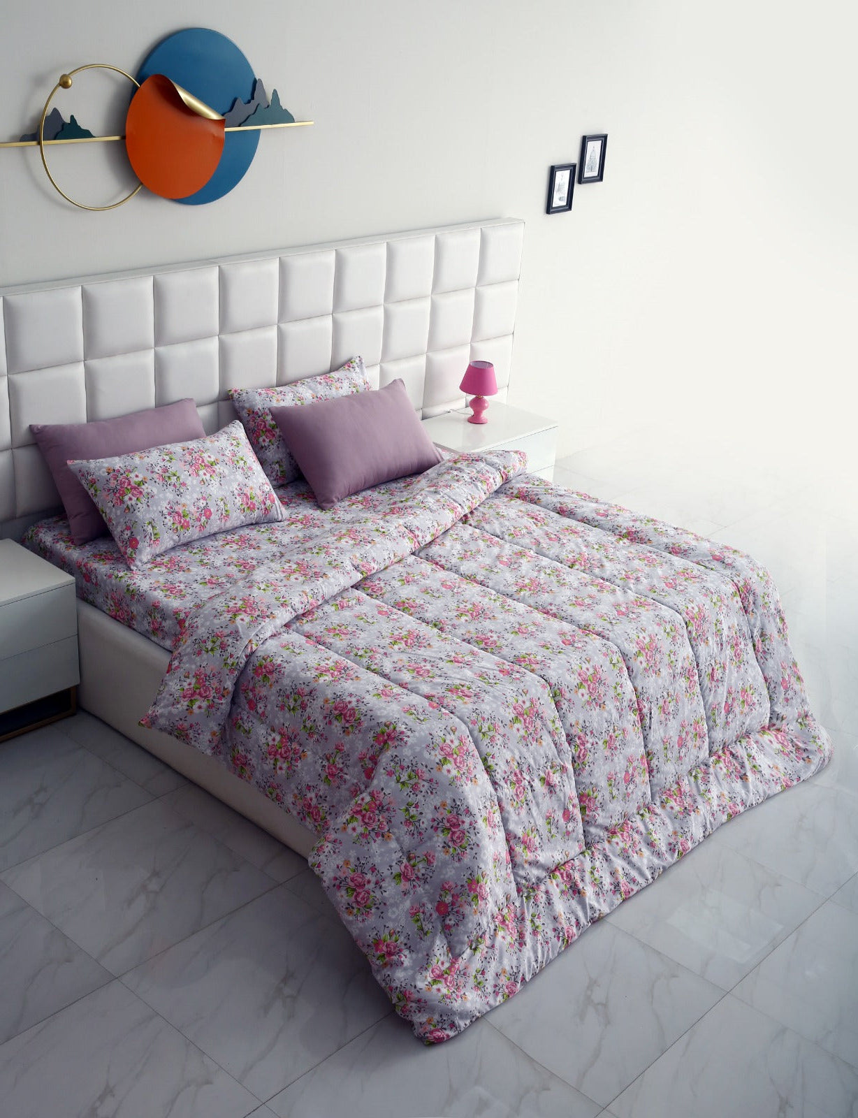 6 PCs Summer Comforter Set-Morning Glory