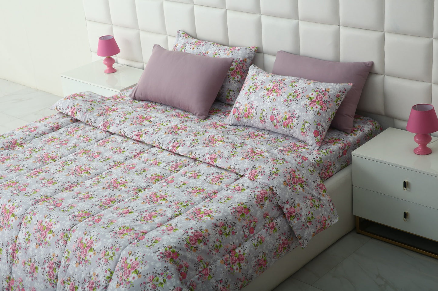 6 PCs Summer Comforter Set-Morning Glory