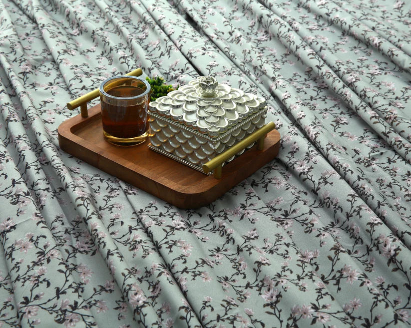 2Pcs Single Bed Sheet-Yarrow single bed sheet Apricot
