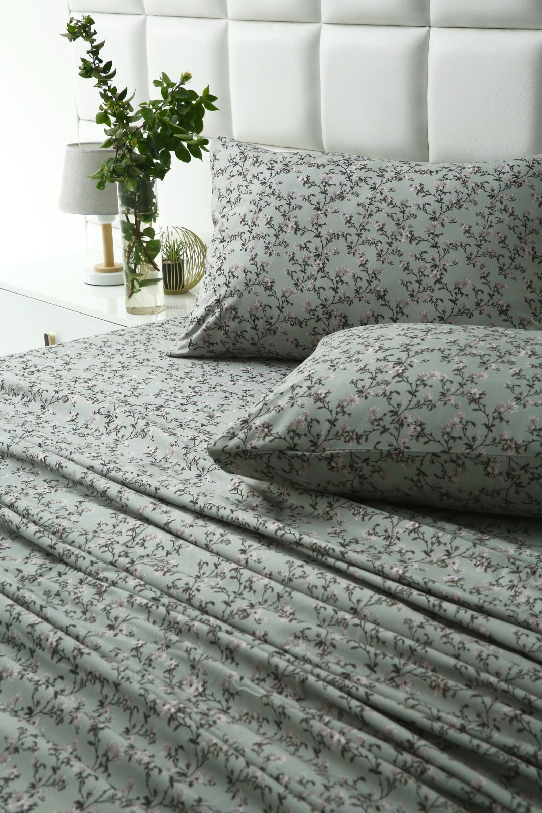 3 PCs Double Bed Sheet-Yarrow Bed Sheets Apricot