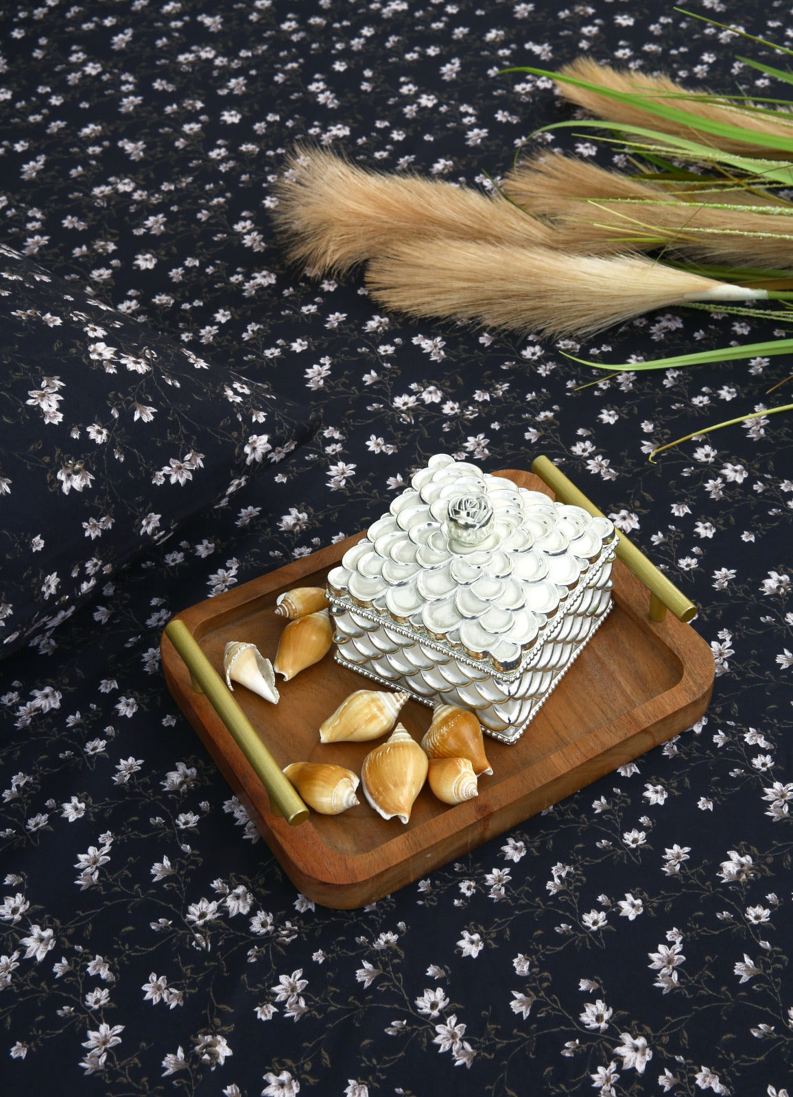 Fitted Bed Sheet-White Jazmin