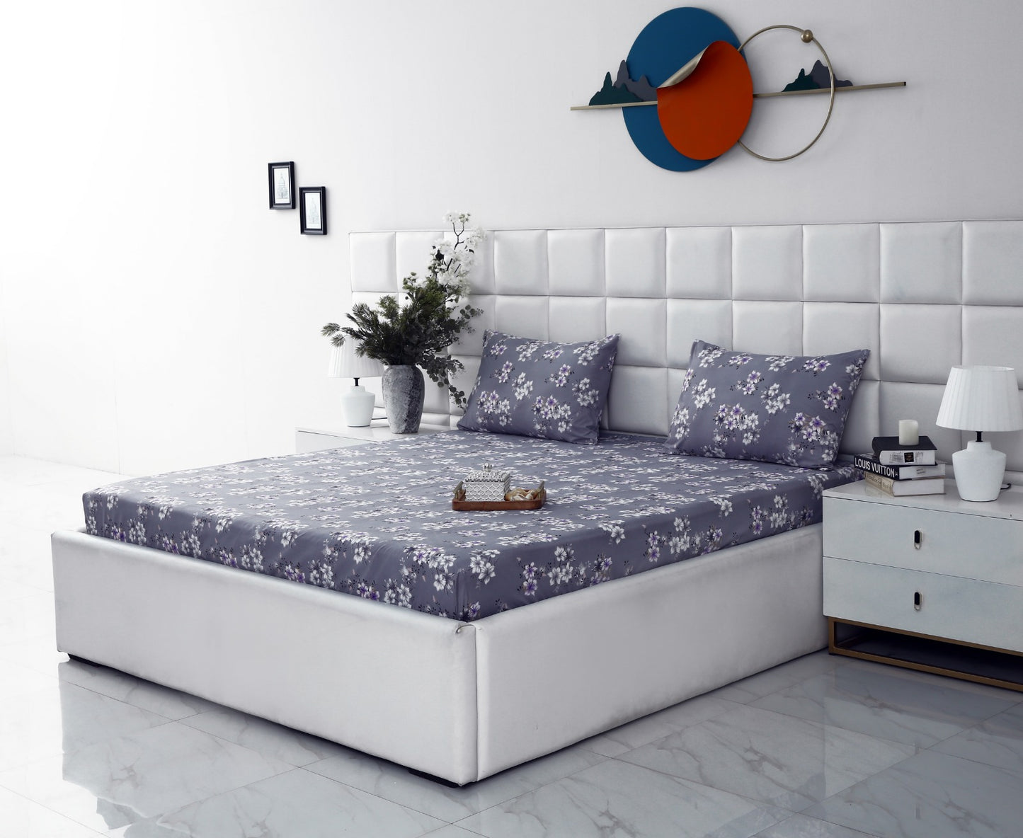 Fitted Bed Sheet-White Rose Fitted Sheets Apricot