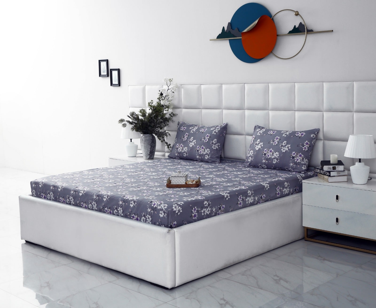 Fitted Bed Sheet-White Rose Fitted Sheets Apricot