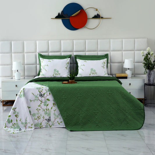 6 PCs Dyed Bed Spread Set-Ombre Bed Spread Apricot
