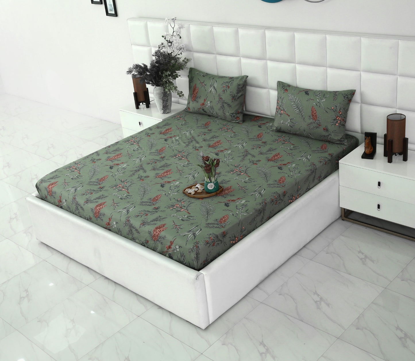 Fitted Bed Sheet-Summer Slumber Fitted Sheets Apricot