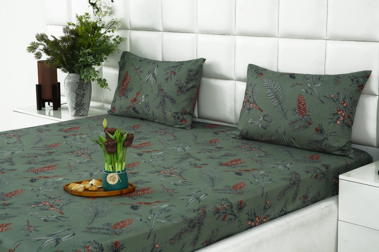 Fitted Bed Sheet-Summer Slumber Fitted Sheets Apricot