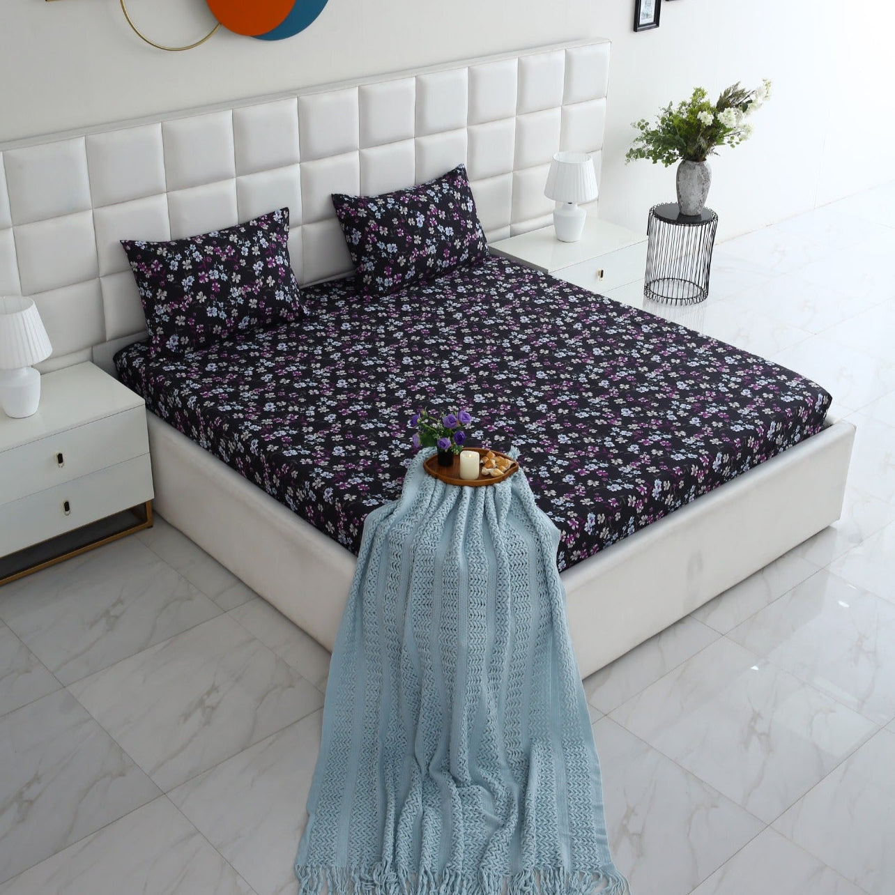Fitted Bed Sheet-Rosemary Fitted Sheets Apricot