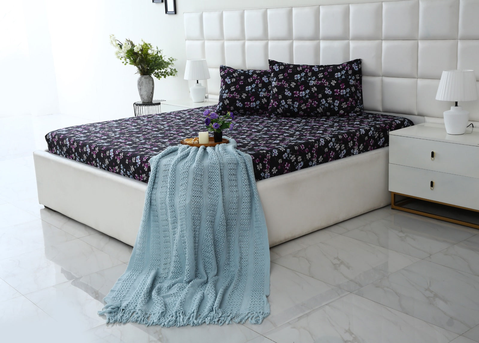 Fitted Bed Sheet-Rosemary Fitted Sheets Apricot