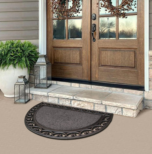 Outdoor Indoor Antislip Door Mat-SA2553-04(Grey) Door Mats Apricot