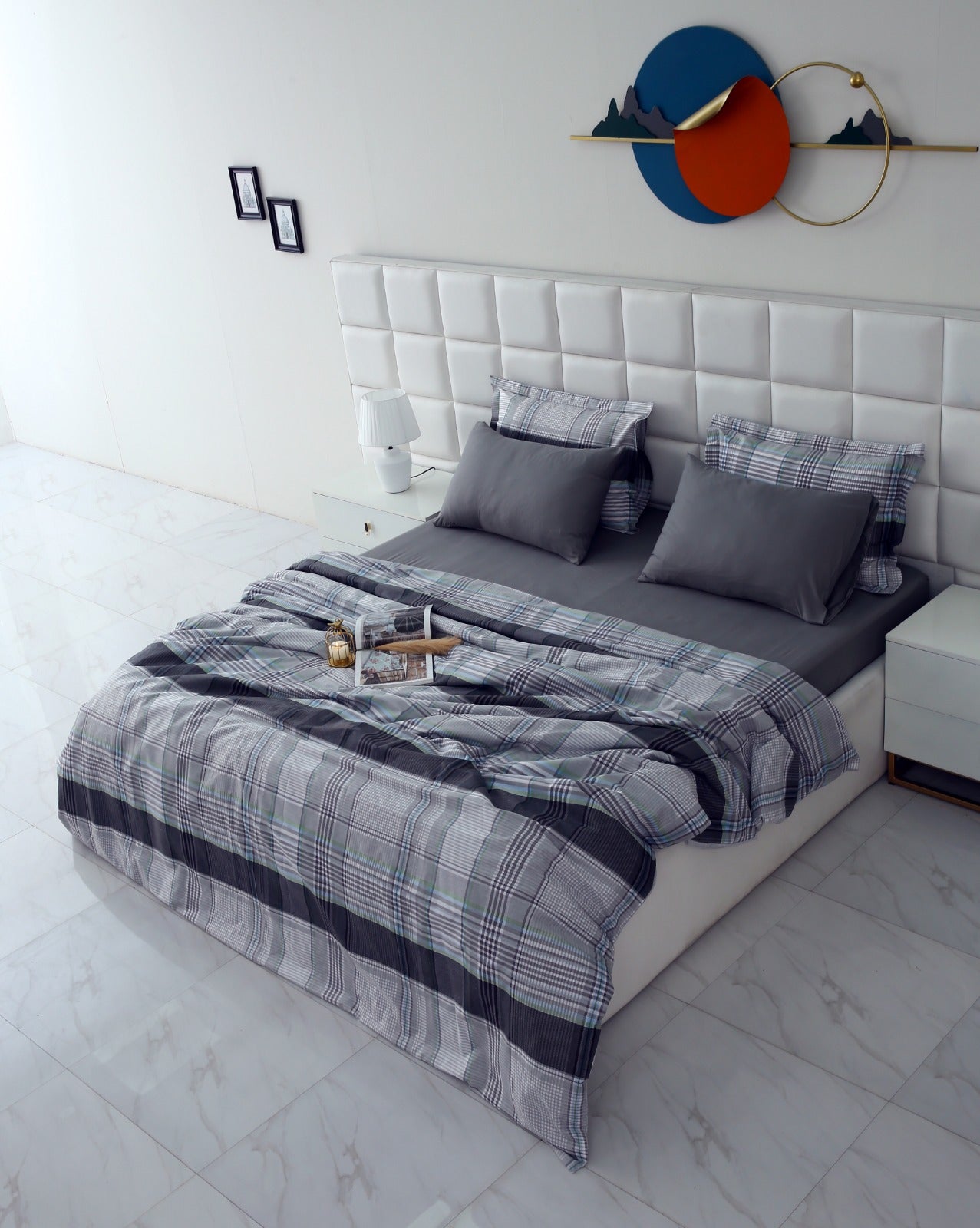 6 PCs Duvet Cover Set-Malvern Duvet Cover Apricot