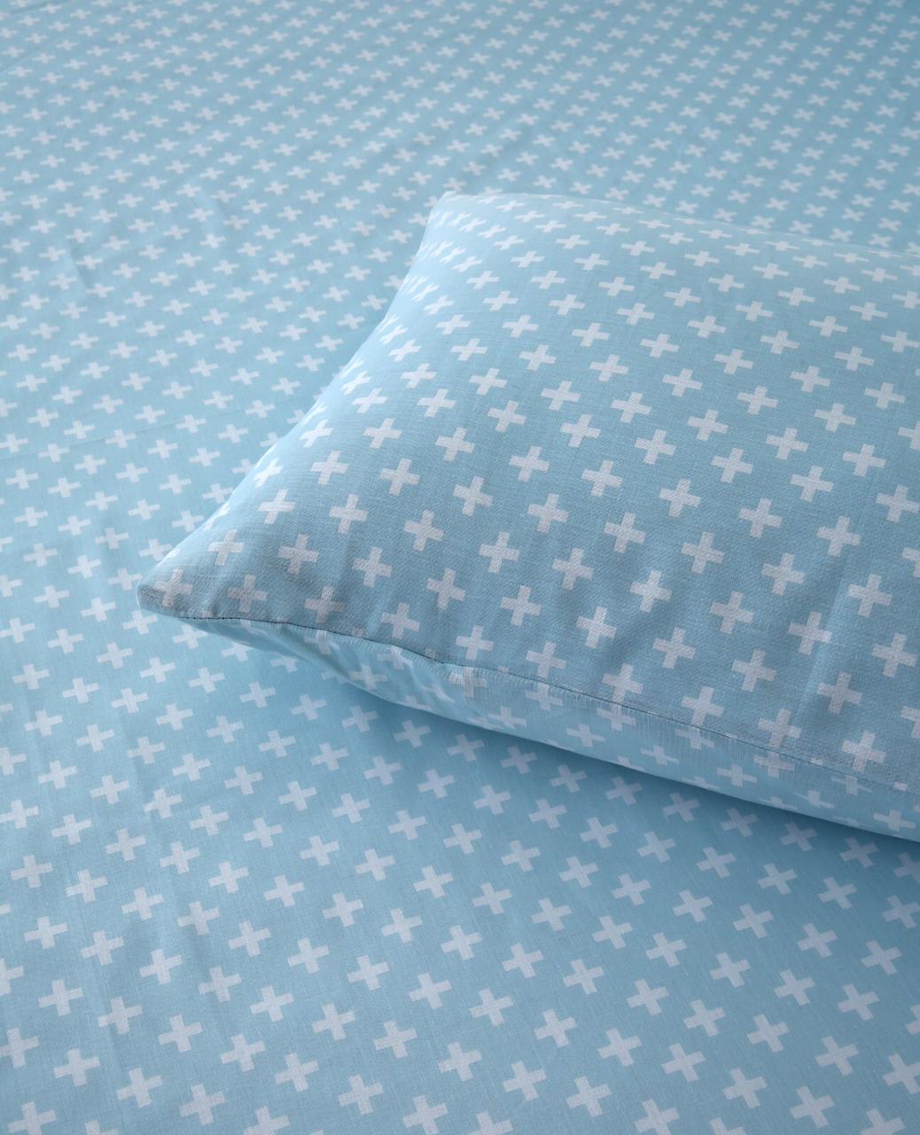 3 PCs Double Bed Sheet-DB213 Bed Sheets Apricot
