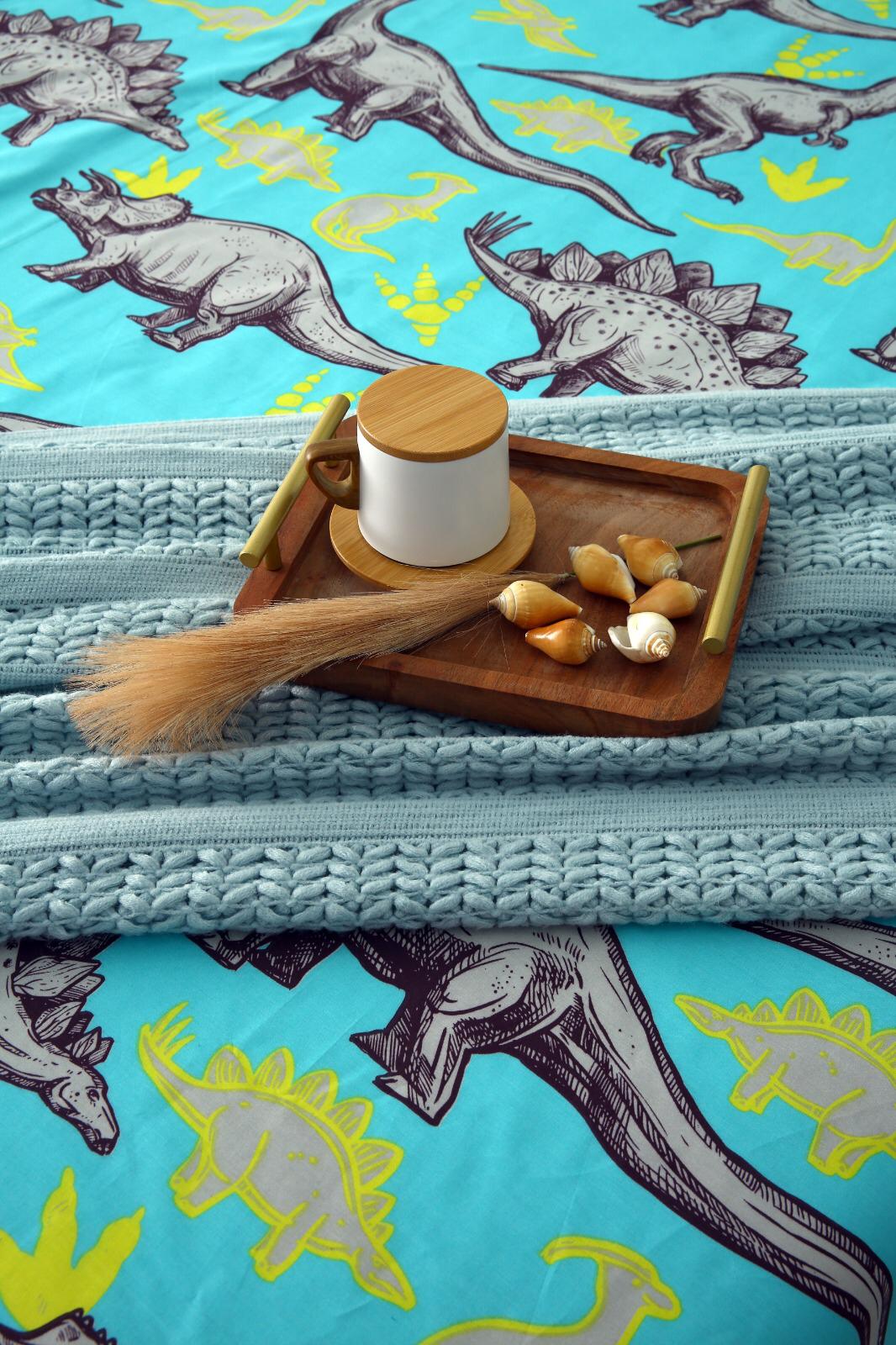 3 PCs Double Bed Sheet-DB195 Bed Sheets Apricot