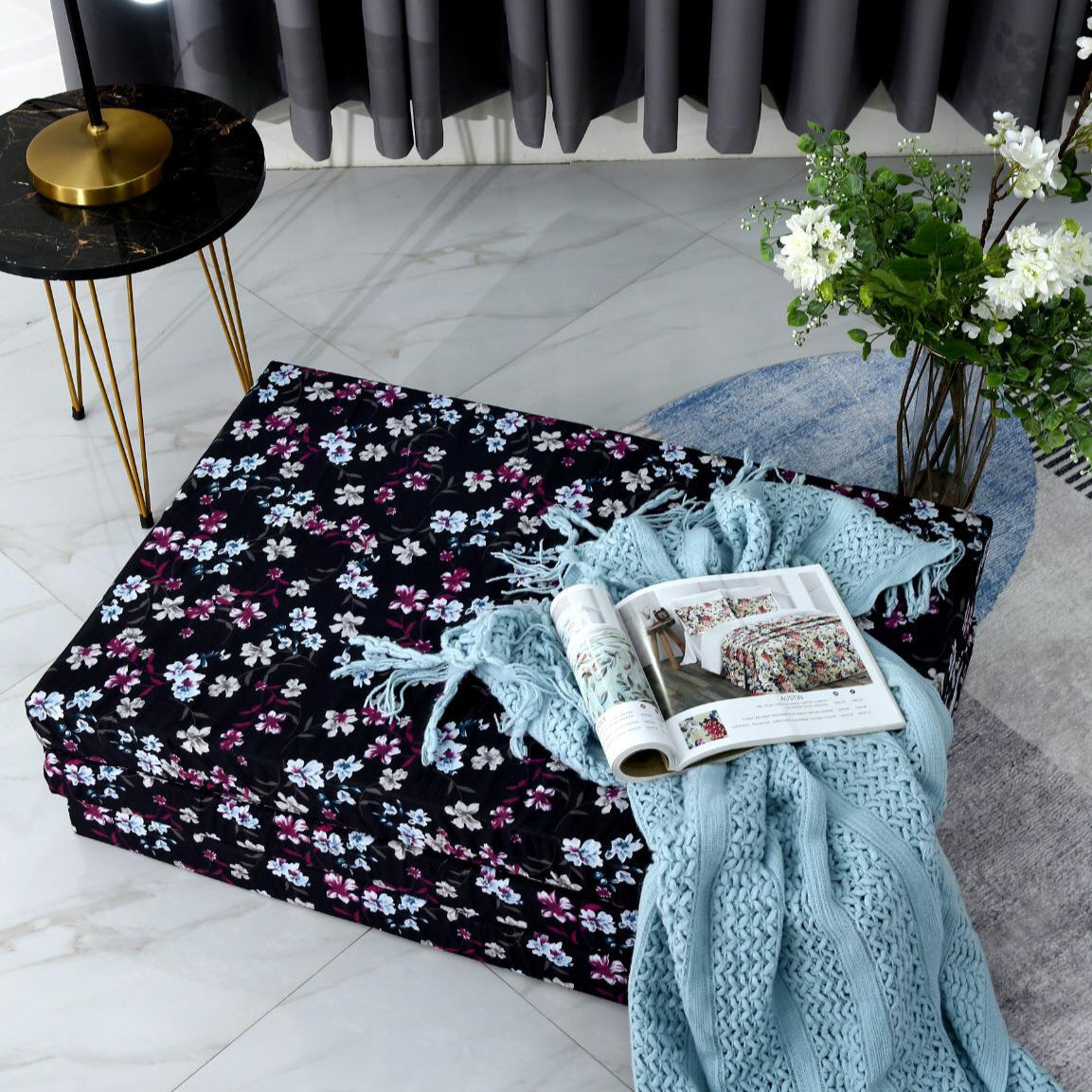 Foldable/Portable Mattress-Rosemary Protectors Apricot