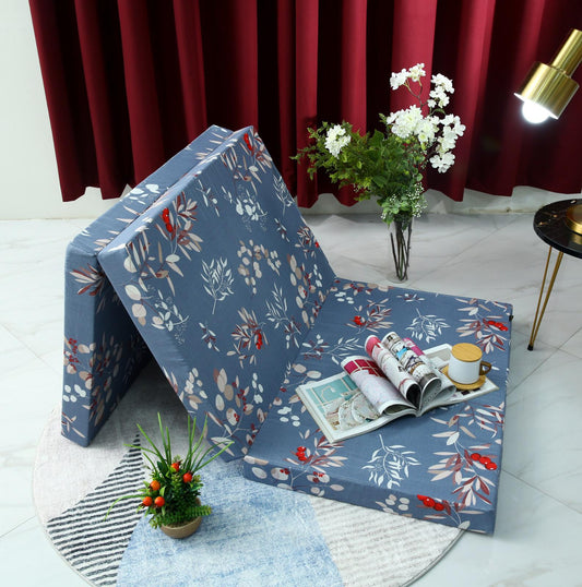 Foldable/Portable Mattress-Cherries Protectors Apricot
