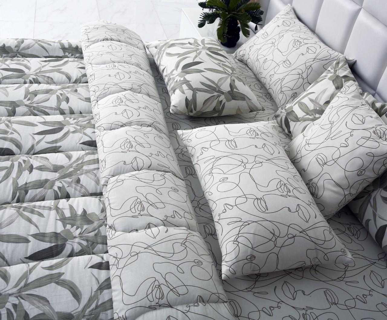 8 PCs Winter Comforter Set-Pine