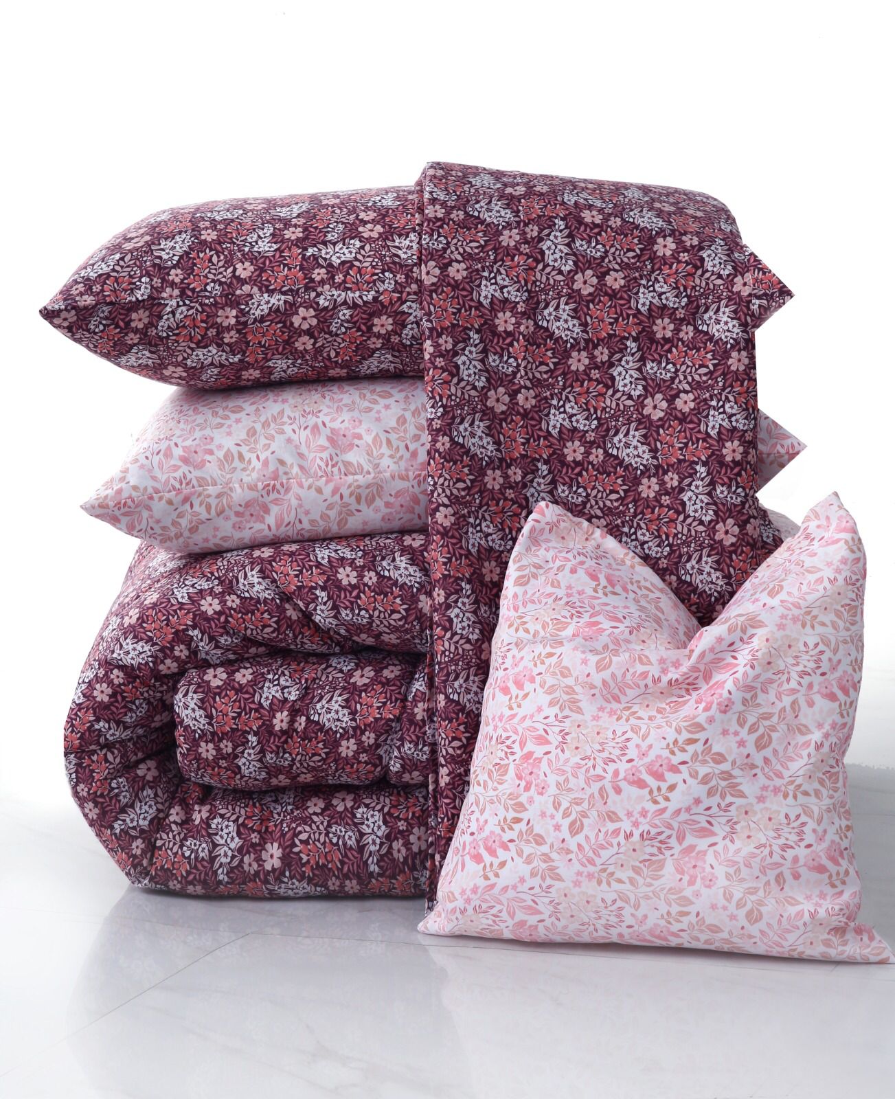 8 PCs Winter Comforter Set-Daisy Day
