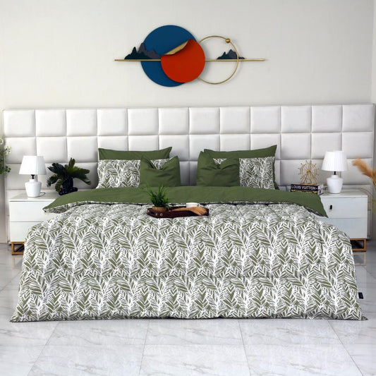 8 PCs Winter Comforter Set-Emeralds
