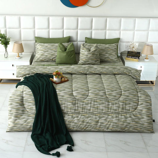 8 PCs Winter Comforter Set-Dense